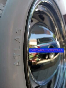 Atlas Sidewall Portawalls 13'' Tire Add On WhiteWalls Vintage,Rat Hot #997. - Picture 1 of 5