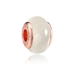 【KATHY JADE】light Yellow Jadeite Jade Silver Pendant《Bead Charm》《Grade A》 - Picture 1 of 1