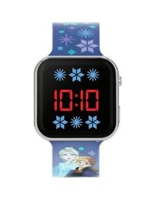 Reloj LED digital de silicona púrpura para niños Disney Frozen II-Reino Unido - Imagen 1 de 3