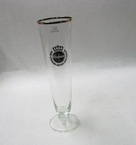 Warsteiner Gold Rim Tall Pilsner Beer Glass 0.4L German Brewery - Picture 1 of 4