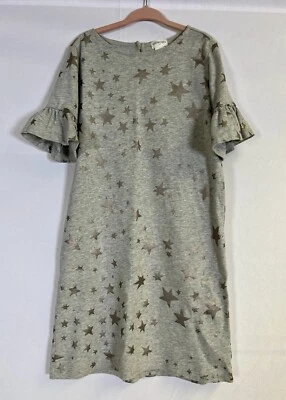 Vestido Sudadera Gris Crewcuts J Crew Niñas Talla 7 Foto 1 de 4