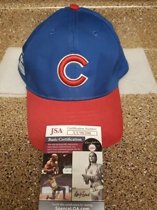 🌟HOF🌟RON🌟SANTOS🌟 SIGNED CUBS ADJUSTABLE HAT JSA💥COA HOLOGRAM - Picture 1 of 10