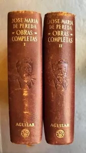 Jose María de Pereda - Obras Completas - Tomos I y II - Aguilar 1948 - Foto 1 di 3