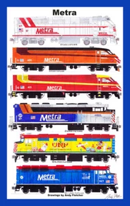 Póster enmarañado Metra 12""x18"" firmado por Andy Fletcher - Imagen 1 de 1