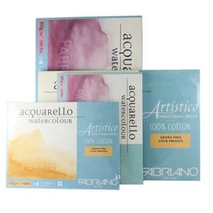Fabriano Artistico Acquarello weiß Aquarellblock verschiedene Größen - Bild 1 von 6