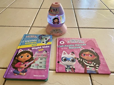 Gabby's Dollhouse Projector Lamp & Night Light Upside Down & Right Side Up Book - image 1 of 4