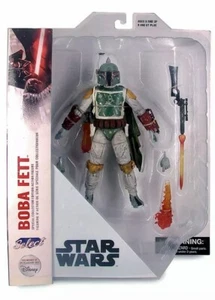 Boba Fett Collector's Edition Action Figure by Diamond Select New Star Wars 7'' - Picture 1 of 3