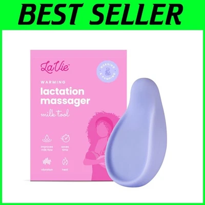 Masajeador de lactancia de calentamiento 3 en 1 recargable con calor y vibración ajustables Foto 1 de 4