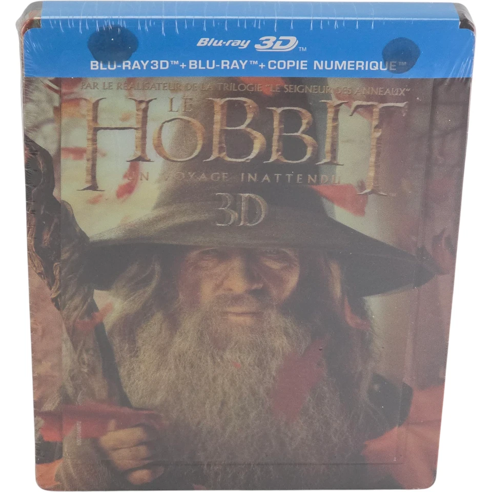 The Hobbit an Unexpected Journey 3d Blu-ray 4-disc Set Limited Edition Steelbook