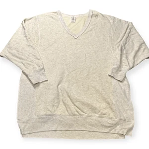 WE THE FREE Women’s Heather Yellow Long Sleeve V-Neck Sweatshirt Size Large - Picture 1 of 6