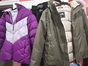 Winter Coats by Northface, Columbia, and Rothchild Girls Size 14 / XL - Picture 1 of 4