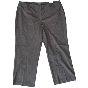 NEW Apt. 9 Brown Herringbone Classic Fit Straight Leg Pearson Pants 24W - Picture 1 of 8