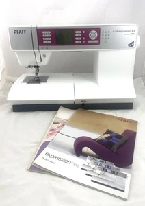 Pfaff Quilt Expression 4.0 Quilting And Dress Making Sewing Machine Case & Table - Picture 1 of 22