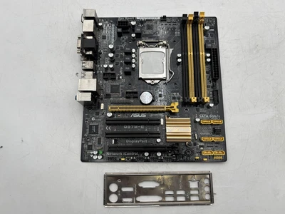 ASUS Q87M‑E LGA1150 mATX Motherboard | C6F4 Tested - Image 1 of 2