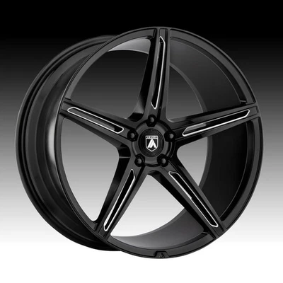 Asanti Etiqueta Negra ABL22 Negro Fresado 20x9 5x4,5 35mm (ABL22-20901235BK) Foto 1 de 3