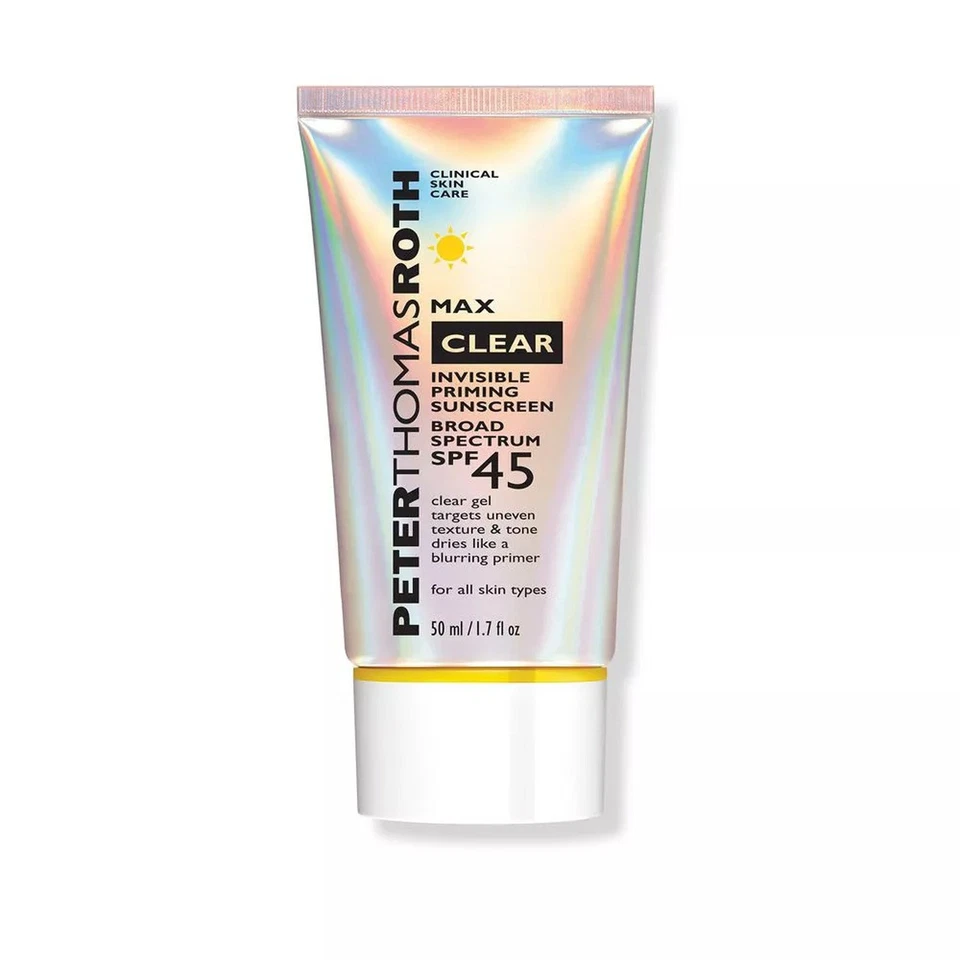 Protector solar transparente cebado invisible Peter Thomas Roth Max SPF45 1,7 oz nuevo en caja Foto 1 de 1