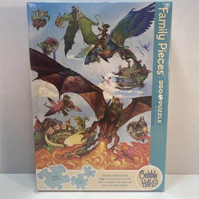 Dragon Flight by Chris Seaman Cobblehill Puzzles Multi Size 350 Piece NEW - Image 1 of 4