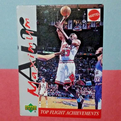 Tarjeta Michael Jordan 1999 Upper Deck Air Maximum Mattel Top Flight Achievements Foto 1 de 2