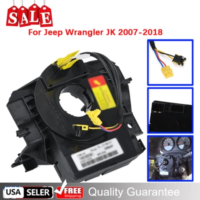 Muelle de reloj de volante con sensor de ángulo para Jeep Wrangler JK 2007-2018 nuevo Foto 1 de 4