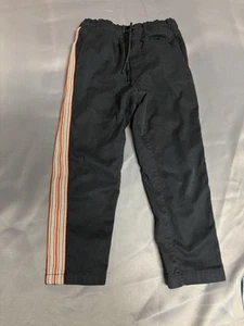 Burberry London Boys Cotton Drawstring Pull-On Jogger Pants Black Size 6 - Picture 1 of 9