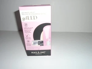 Nails INC. 11 Pezzi Gel Led Manicure Kit Nuovo Con Scatola - Foto 1 di 2