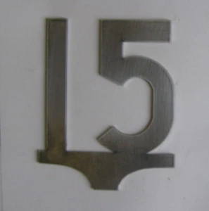 15 mph Garden Railway Speed Sign - Laser Cut Steel - Picture 1 of 1