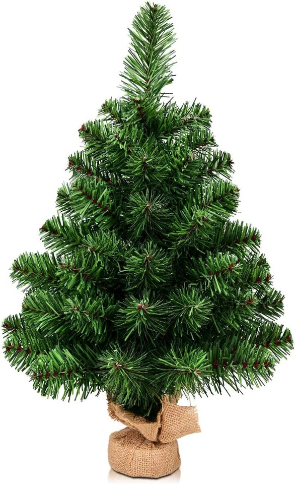 60/90 cm Mini Weihnachtsbaum Künstlich Weihnachtsbaum Tannenbaum Kunsttanne PVC - Bild 1 von 1