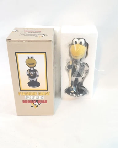 Pittsburgh Penguins Iceburgh Mascot Black Jersey Bobblehead SGA 12-29-03 Cover