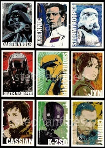 2016 Topps Star Wars Rogue One Serie 1 iconos de personajes tú eliges la tarjeta - Imagen 1 de 12