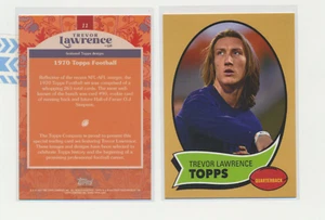 2021 Topps x Trevor Lawrence #11 - 1970 diseño retro - Jacksonville/Clemson radiocontrol - Imagen 1 de 1