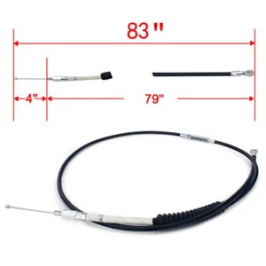Cable de embrague 83" para Harley Touring Road Glide FLTR Dyna Fat Bob Softail Fatboy - Imagen 1 de 5