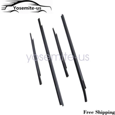 4x Se adapta a Nissan Frontier 2000 2001-2004 cinturón de puerta resistente al clima sello de goma Foto 1 de 4