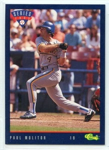 1993 Classic Trivia Game Card - #T66 - Paul Molitor - Milwaukee Brewers - Picture 1 of 1