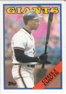 1988 TOPPS..CHILI DAVIS..NRMT..CARD # 15..GIANTS..FREE COMBINED SHIPPING - Picture 1 of 1