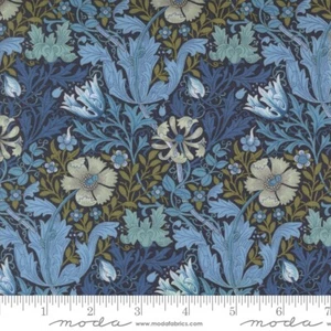 Morris Manor Compton Florals Twilight by Howard Marcus for Moda 1/2 Yard - Picture 1 of 3
