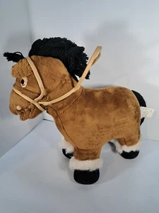 Vintage 1984 Cabbage Patch Kids 15" Brown Show Pony Plush Stuffed Animal Toy - Picture 1 of 6