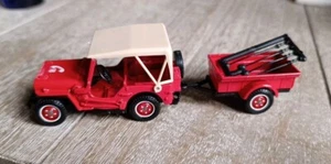 Solido Jeep Willys Et Remorque 1/43 Pompiers - Imagen 1 de 6