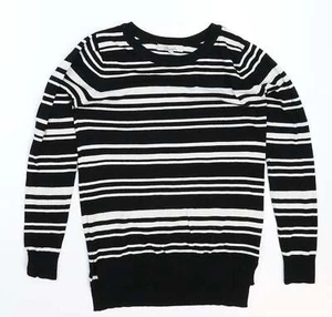 Peacocks Womens Multicoloured Crew Neck Viscose Blend Jumper Size 8 - Picture 1 of 12