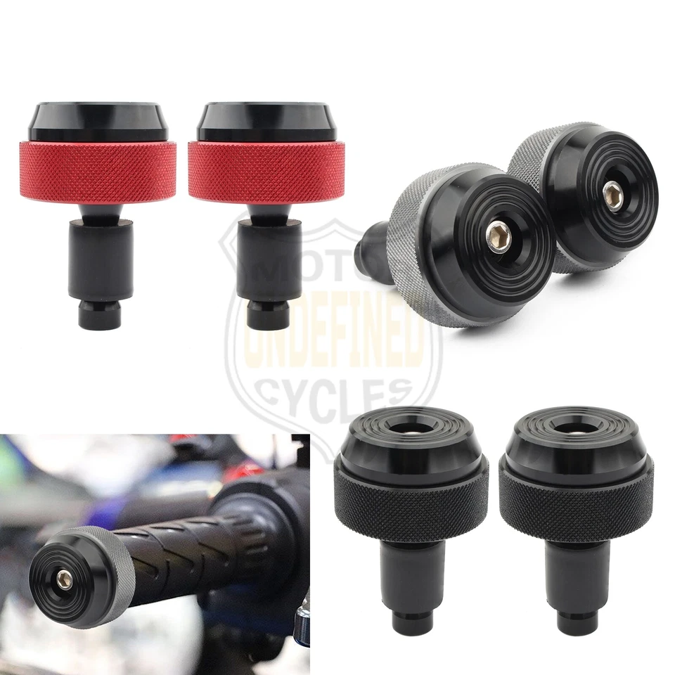 Motorcycle Cruise Control Weight Handlebar End Plug Throttle Speed 7/8" 22mm Set - Image 1 of 4