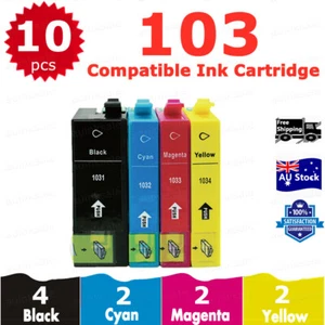 10X Compatible 103 T1031 - T1034 Ink Cartridge For Epson T40W TX600FW TX610FW - Picture 1 of 5