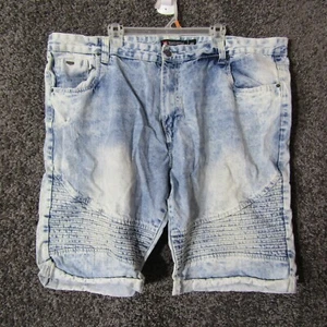 Pantalones Cortos Southpole Para Hombres 48 Azul Denim Pantalones Cortos Ropa de Calle Y2K Retro Hip Hop Exterior - Imagen 1 de 10