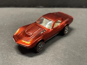 1968 Hot Wheels Redline Custom Corvette Metallic Red Mattel Great Condition USA - Picture 1 of 21