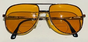 VTG SAFILO ELASTA 145 3719 05R TORTOISE METAL AVIATOR SUNGLASSES*CHANGE LENSES - Picture 1 of 6