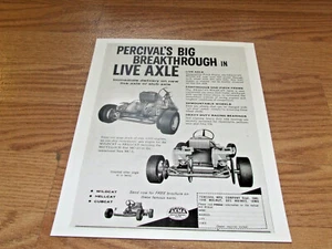 WOW! Vintage & RARE HELL CAT WILD CAT GO KART AD 8 1/2 X 11 REPRODUCTON - Picture 1 of 1