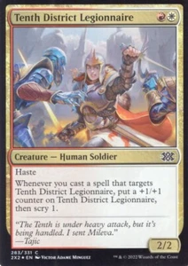 TENTH DISTRICT LEGIONNAIRE 283/331 FOIL DOUBLE MASTERS 2022 NM (yourdeckbuilder) - Picture 1 of 1