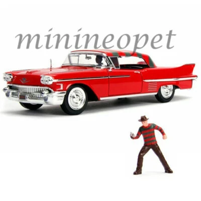 JADA 31102 1958 CADILLAC SERIES 62 A NIGHTMARE ON ELM STREET 1/24 FREDDY KRUEGER - Image 1 of 4