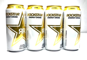 Rockstar Sugar Free Energy Drink, 16oz Cans (4 Pack) Fast Free Shipping - Picture 1 of 7