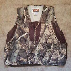 Gamehide Mens Woodland Camo Upland and Small Game Hunting Vest Size XL