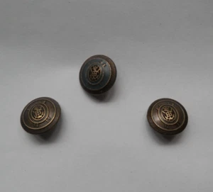 Knopf, Knöpfe, Metallknöpfe, 3 St. maritim, mit Anker - Bild 1 von 5