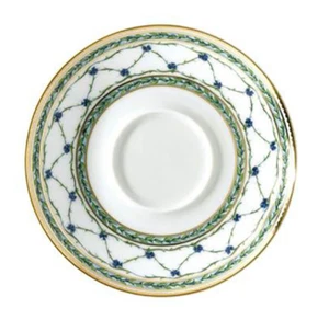 PLATILLO DE TÉ VERDE LIMOGES FRANCE A. RAYNAUD L'ALLEE DU ROY PLATO EXTRA 6" NUEVO - Imagen 1 de 5